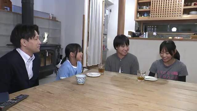 練習を終え家族と過ごす姿も