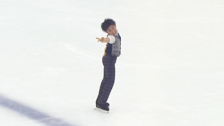 ジャッジにアピールする神野琉衣