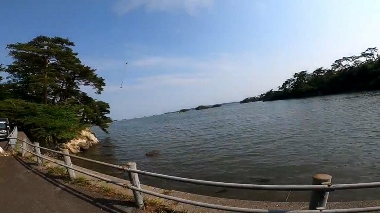 遠方には何やら物影が（提供：ウルトラカブさん）