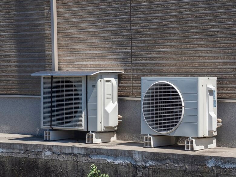 室外機に日陰を作るのを推奨（イメージ）