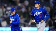 大谷翔平チャンスでフェンス直撃の先制タイムリー　自己最長更新42試合連続出塁も　山本由伸は3回まで毎回の5奪三振無失点