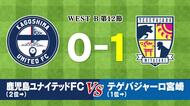 鹿児島ユナイテッドFC　２試合ぶりの勝利ならず