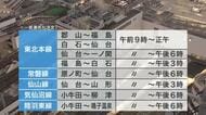 宮城県内は５月２９日に強風の予報　ＪＲ東北本線や仙山線など在来線５路線で運休や遅れが発生する可能性