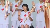 チャームポイントは三角筋!? パラカヌー代表・瀬立モニカ選手「希望を与えられるような人間に」第2の故郷で繋いだ聖火【石川発】