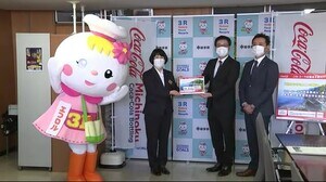 海洋ごみ対策へ寄付金 飲料メーカーと生協<岩手県>