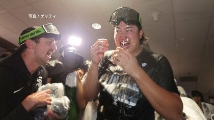 ホワイトソックス連勝で21年ぶりの地区シリーズ進出　村上宗隆は今季2度目シャンパンファイトで勝利の美酒