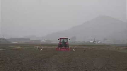 久しぶりにまとまった雨　「ようやく田植えの準備できる」農家には恵みの雨に