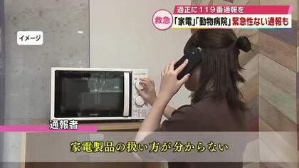 「タクシー会社の番号教えて」「家電の扱い方がわからない」緊急性のない通報も多数　救急車の適正利用を