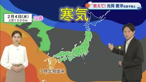 【光岡気象予報士のお天気解説】１月３１日（土）のポイント「冬型緩む　強い雪の所も」【岡山・香川】