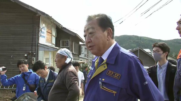 立憲・野田代表が能登半島の被災地視察「補正予算の編成が最低限必要だ」石破首相の防災庁構想に「屋上屋」と否定的｜FNNプライムオンライン