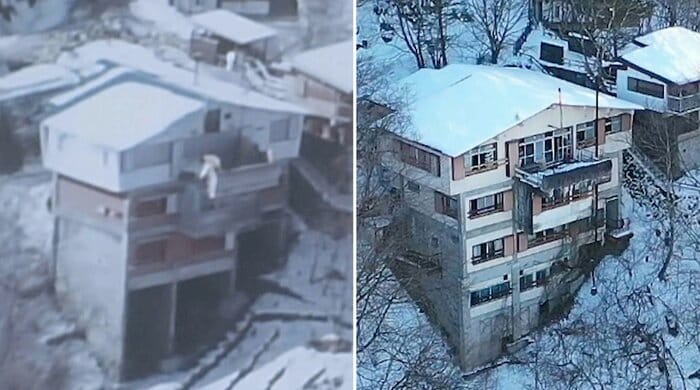 あさま山荘は持ち主を変え、当時と同じ場所に残っている