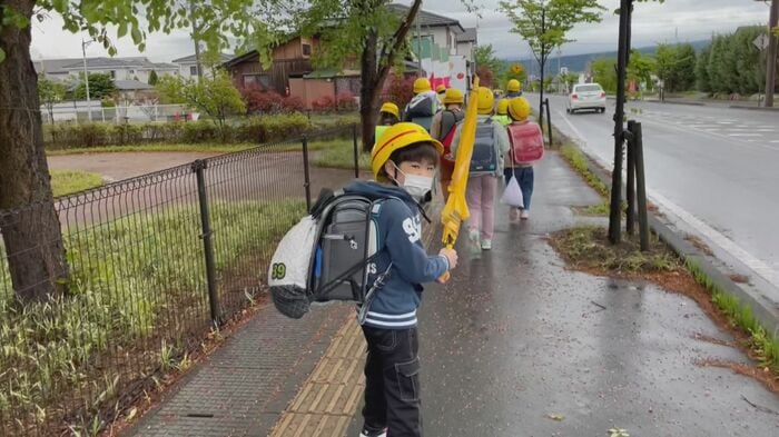 2年10カ月ぶりに小学校へ