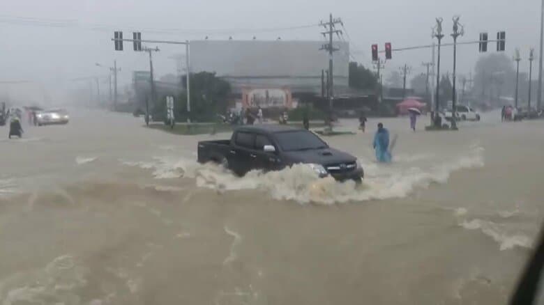 大雨で洪水や土砂崩れ相次ぎ90人死亡12人行方不明に…公共インフラも被害　ベトナム　タイでも土砂崩れ…9歳少女死亡　｜FNNプライムオンライン