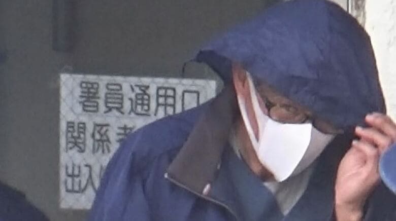 送検される佐藤陽市容疑者