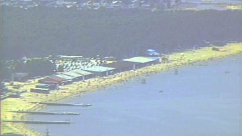 1990年代の気比の松原海水浴場