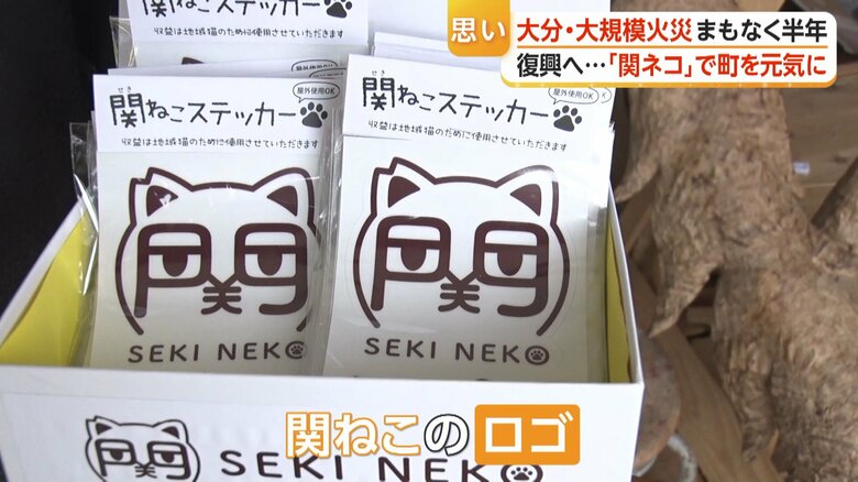 橋本さんが考案した「関ねこ」のロゴ