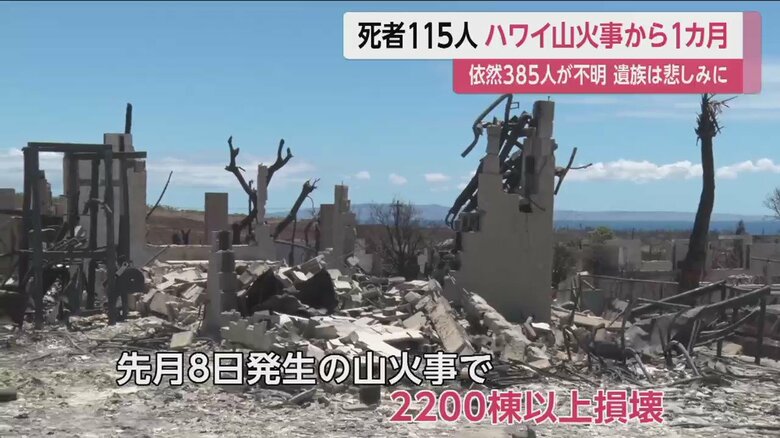この山火事では火は時速約100kmで燃え広がった