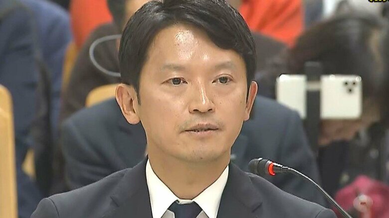 百条委の証人尋問に臨んだ兵庫県・斎藤元彦知事　2024年12月25日