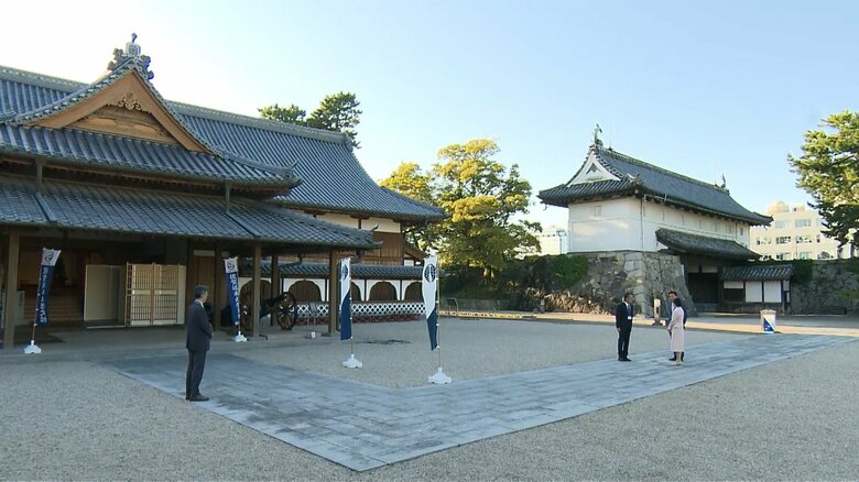 初の地方公務で佐賀城本丸歴史館を訪問される愛子さま　2024年10月11日

