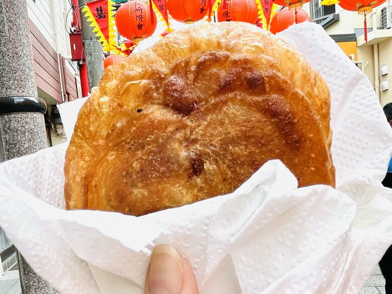 焼きたてアツアツの中華おやき