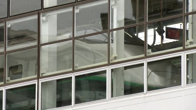 福島駅3階にある新幹線ホーム