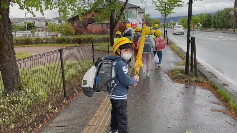 2年10カ月ぶりに小学校へ