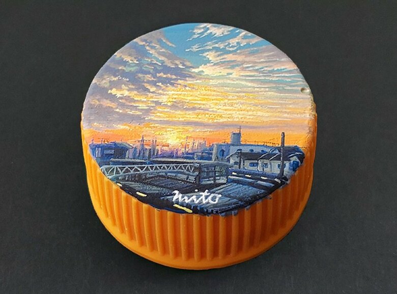 お気に入りだという「夕焼け空」