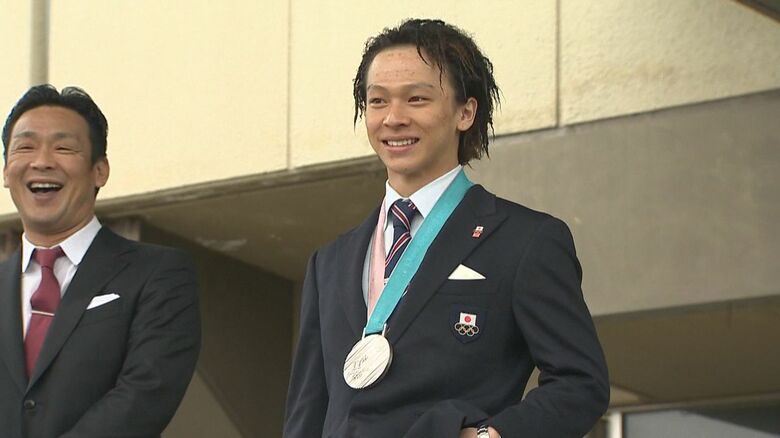 2018年　平昌大会後、村上市に凱旋