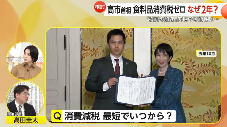 消費税減税をすぐやってほしいという声があがる街の声