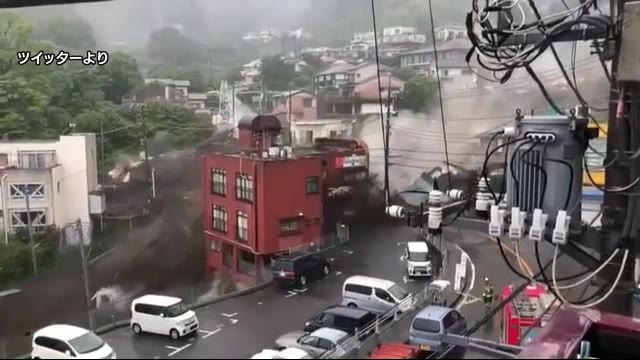 熱海土石流 新たに6人を救助 命に別条なし