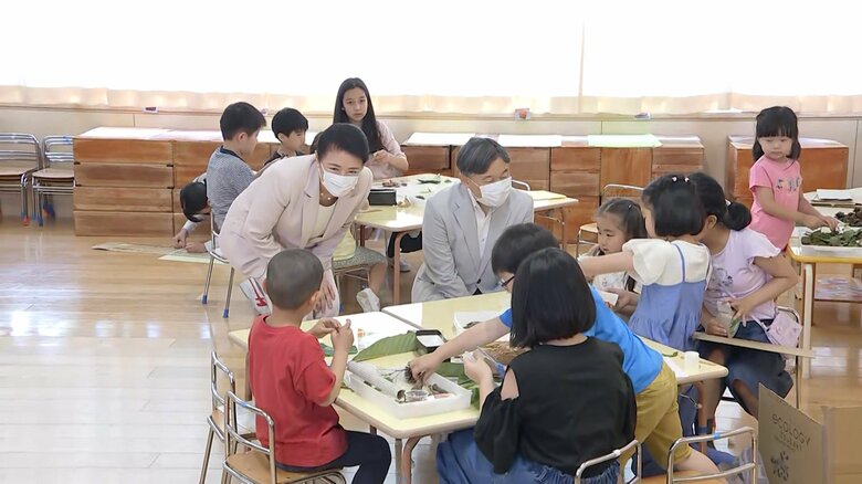 子ども達と触れあわれた　5月21日