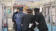 走行中の電車内に“刃物男”現れた想定で訓練…乗客の避難誘導や犯人への初動対応・確保までの手順確認 警視庁や西武鉄道