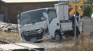 トラックと列車が衝突　遮断機や警報機がない踏切　上田電鉄別所線は約2時間半にわたり全線で運転見合わせ