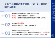 【中小企業の一般ユーザー向けのシステム開発における適正価格の現実とは】担当者の約4割が予算設定に「失敗」経験あり。その主な原因は「ベンダー選定の難しさ」