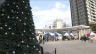 福島市でクリスマスイベント　高さ5mのツリーは12月14日午後5時までライトアップ