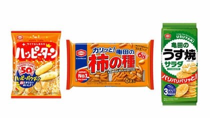 「ハッピーターン」「柿の種」値上げ　亀田製菓10月から42品目　中東情勢、円安の影響