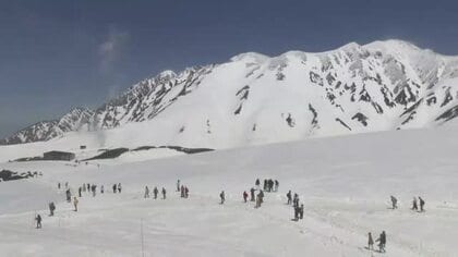 【きょうの立山室堂・動画】富山が誇る絶景！立山黒部アルペンルート 16日は快晴、観光客でにぎわう