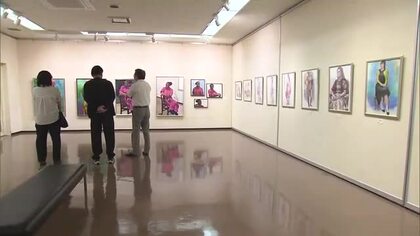 定年後に絵画制作を再開　海外の風景や人物画35点を展示【佐賀県】
