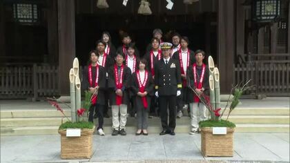 来年も南極で正月気分を　観測隊員に宇和島から今年も門松発送へ　神社で無事願いお払い【愛媛】