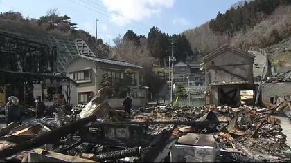 焼けた住宅、骨組みだけに…大船渡の山火事 甚大な被害明らかに 避難指示全て解除も自宅を失った住民は多数