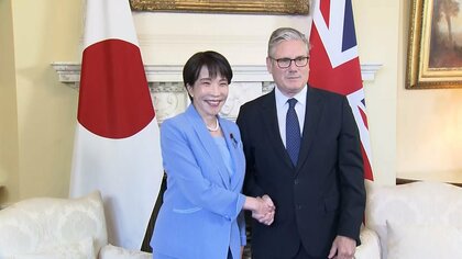 高市総理 日英首脳会談　中東情勢踏まえたエネルギー安保協力で一致