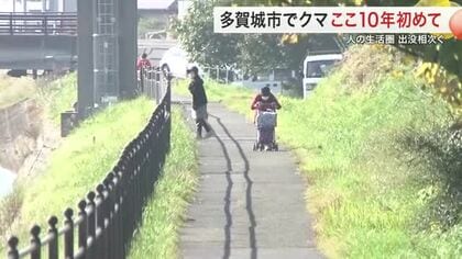 過去１０年で初　多賀城市にクマ出没か　付近に山林はなく住宅街が広がる場所　「考えられない」〈宮城〉