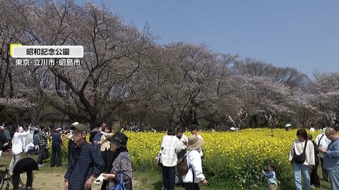 3月最後の日曜は“初夏の陽気”　「春が来たな」花見客でにぎわい　熊本では「つばめの大冒険」被災した新幹線車両が旅立ち