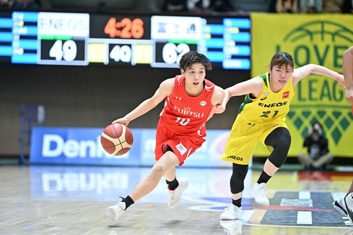 ENEOSの追随を勝利に貢献した町田瑠唯選手