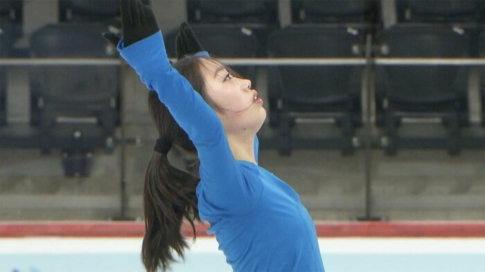 足に痛みを覚えながら前日練習に臨んだ岡田芽依