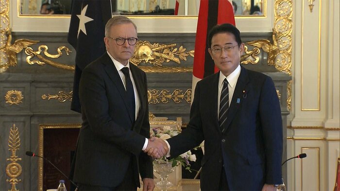 豪・アルバニージー首相と岸田首相(9月27日 東京・迎賓館)