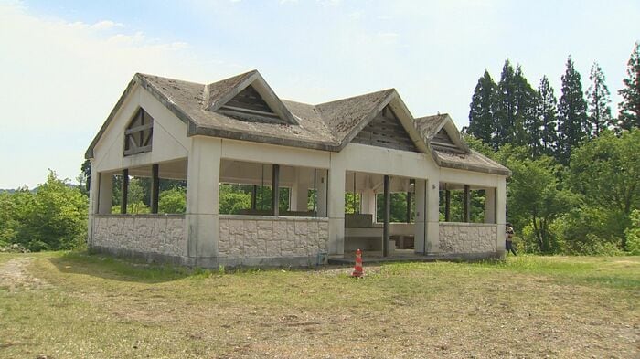 被害に遭った炊事棟
