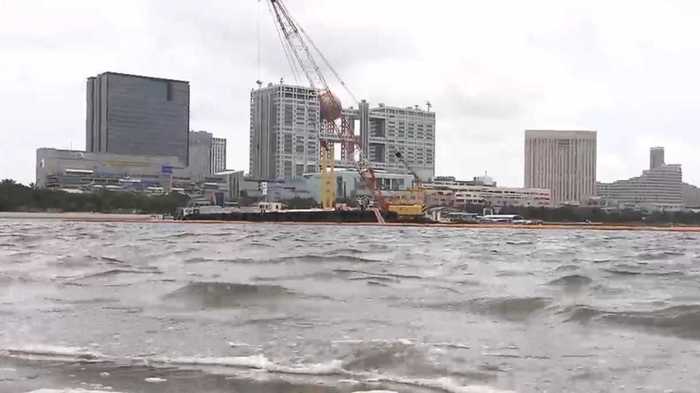 「水質改善」大作戦!お台場で巨大水中スクリーン実験始まる【2020東京五輪】