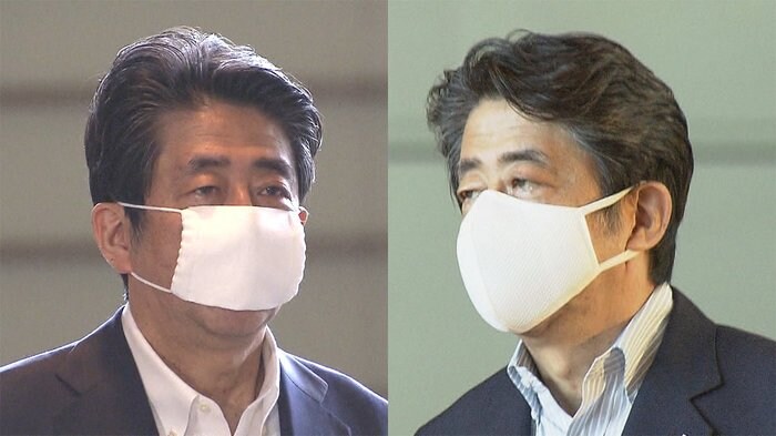 安倍首相「アベノマスク」卒業? 福島製着用で復興支援も