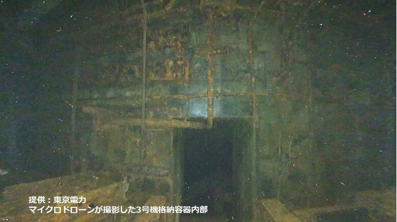 「デブリかどうか判断は難しい」3号機マイクロドローン画像公開＜福島第一原発＞｜FNNプライムオンライン